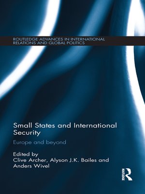cover image of Small States and International Security